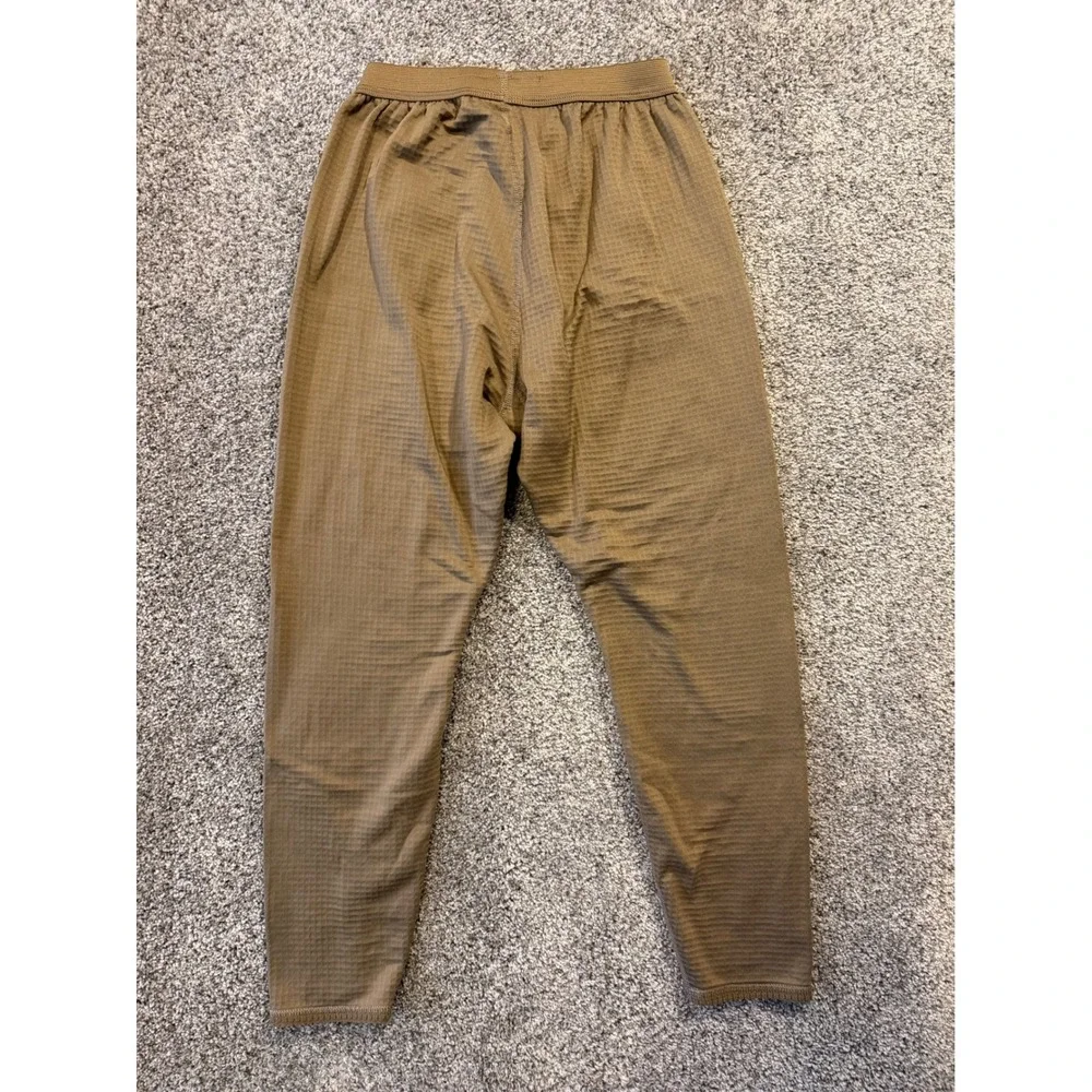 Peckham Drawers Mens Small Short Brown Gen‎ III Mid Weight Fleece Thermal Pants